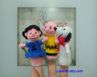miniature doll _ crochet finger puppets _ dollhouse tiny amigurumi