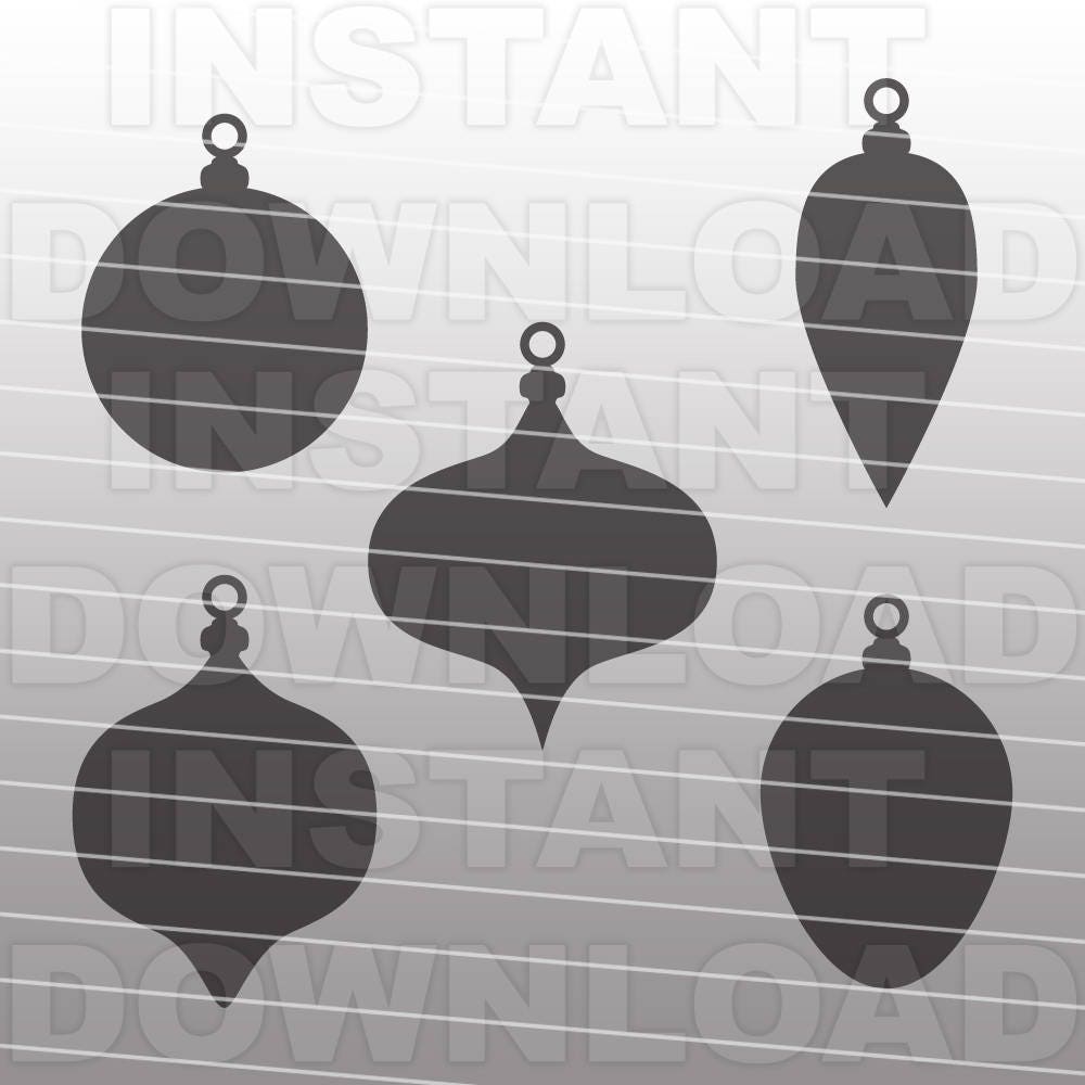 Download Ornament Shapes SVG File-Christmas Tree SVG-Die CutVector