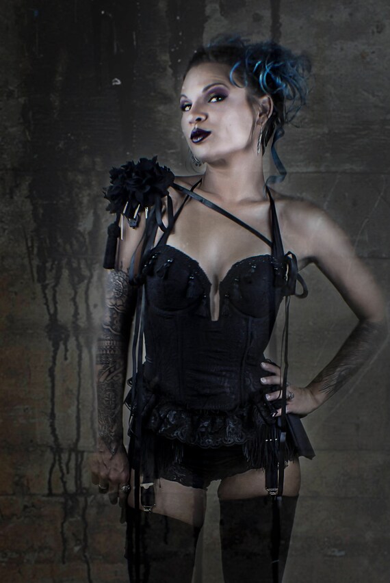Black Fringe - Lace Bodysuit Black Fringe - Lace Bodysuit