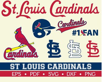St Louis Cardinals Cut Files, SVG Files, Baseball Clipart, Cricut contains dxf, eps, svg, jpg, png and pdf files. Instant Download