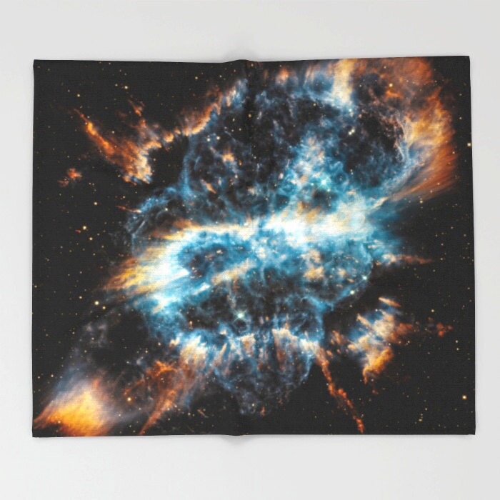 Dreamscene Galaxy Star Fleece Throw Warm Kids Blanket Navy ...