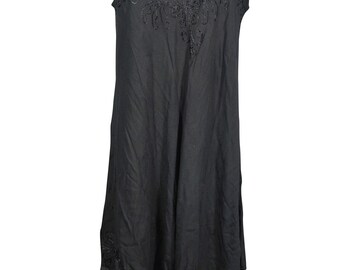 Womens Black Cover Up Tank Dress Strappy Flare Modern Boho Chic Gypsy Dresses