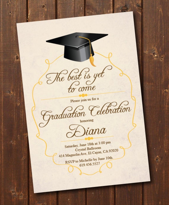 High School Graduation Invitation Cards 9