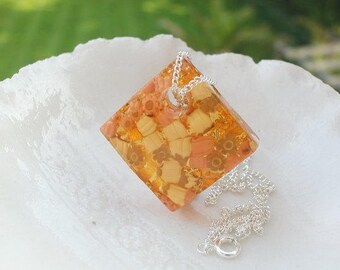 Millefiori Necklace - Venetian Murano Glass