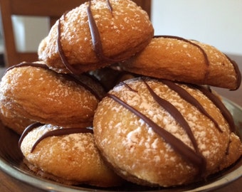 Chocolate Drizzled Orange Meltaway Cookies
