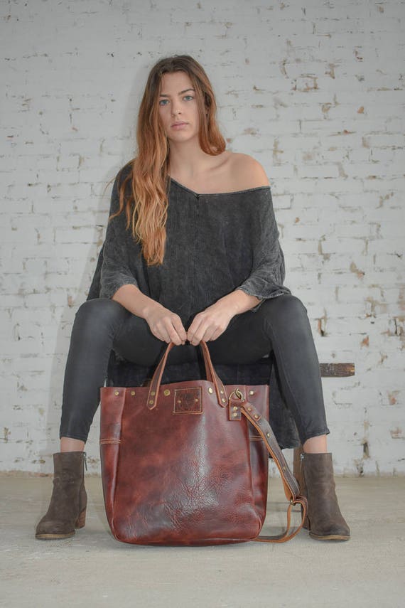 No. 10 Mahogany Shoulder Bag