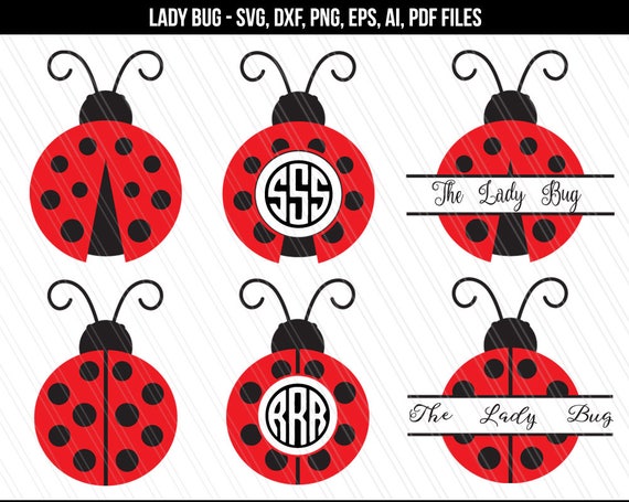 Download Ladybug SVG Lady Bug Monogram SVG Ladybug beetle svg