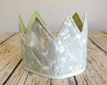 Fabric Kids Crown, Waldorf Crown, Birthday Crown, Play Crown, Dress Up Crown