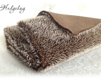 Steiff Schulte MOHAIR Fabric Hedgehog Fur, medium dense, straight 9 mm pile 1/16 metre or more teddy bear making supplies plush