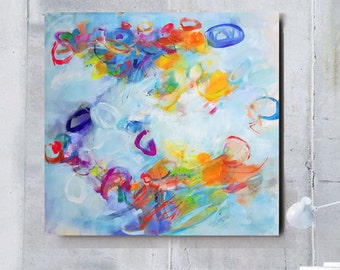 Large Painting on Canvas, Modern Art Abstract Painting, Original Abstract Acrylic Painting, Wall Art on Canvas, Acrylic Painting on Canvas