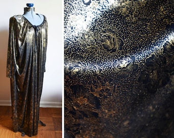 Large / Extra Large and over - Shiny Gold House Dress