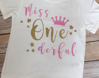 miss onederful shirt