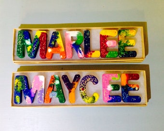 Glitter Name Crayons *Personalized*
