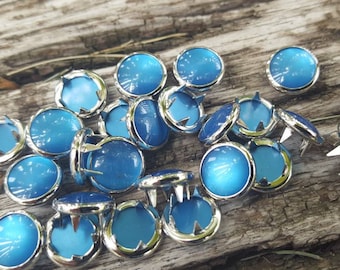 Turquoise pearl snaps, Pearl Snap Fasteners, 12 mm Pearl Snaps, size 16 pearl snaps
