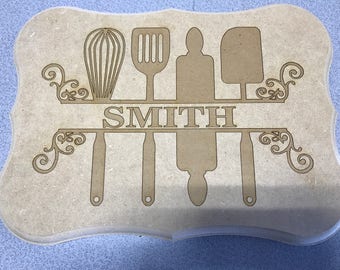 Kitchen plaque Personalized