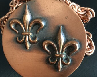 Vintage, Monumental Modernist Pendant and Chain by Francisco Rebajes - New York Greenwich Village Jeweler Circa 1950s