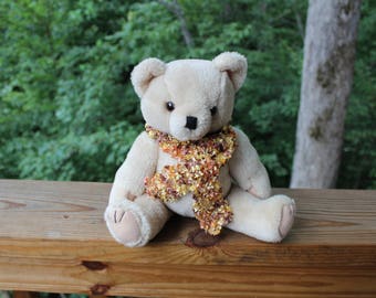 Doll Scarf - Knitted Doll Scarf - Doll Clothes - Children's Gift - Stuffed Animal Clothes - Funky Fringe Scarf - Stuffed Animal Scarf
