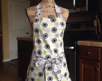 Ruffled Full Apron, made to order