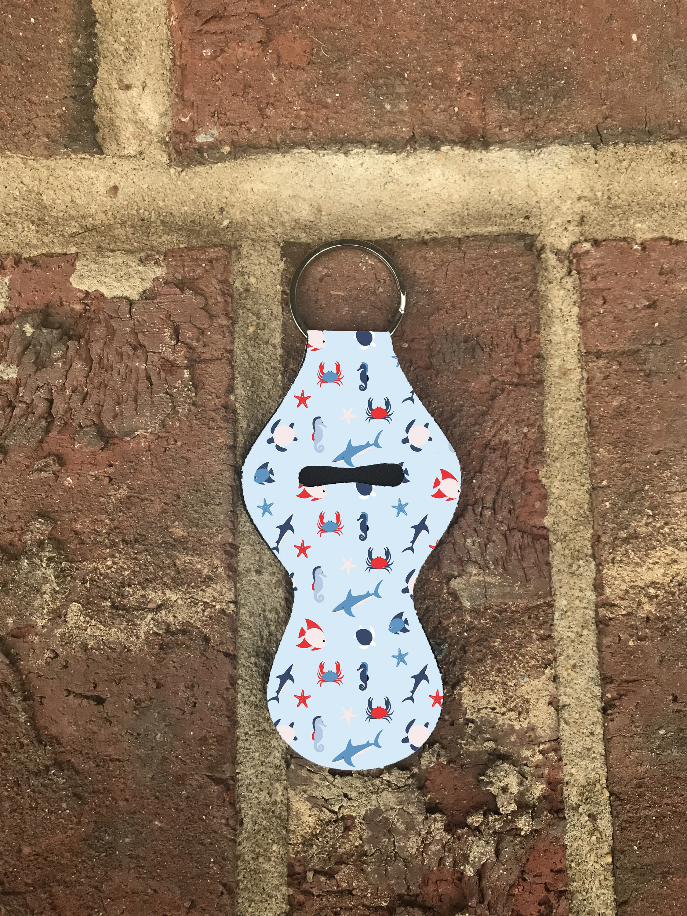 Nautical Chapstick Keychain/Lighter Keychain/Nail Clipper Key