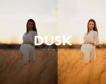 Dusk Lightroom Preset for Photographers - One Click Edit - Instant Digital Download. Bonus Item Included!