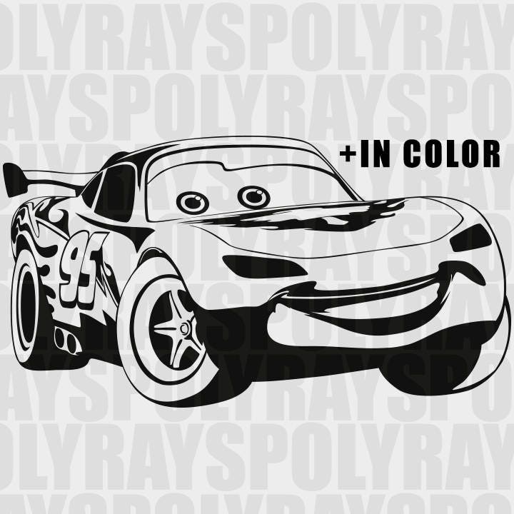 Download Lightning McQueen svg, Car Instant Download, Disney ...