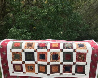 Fall Table Runner - Quilted Fall Table Runner - Quilted Table Runner - Quilted Fall Table Topper - Fall Decor - Quilted Candle Mat