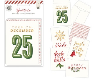 Pink Paislee Yuletide Envelopes -- MSRP 4.00