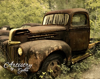 vintage car photography 50s black Buick photo car photo