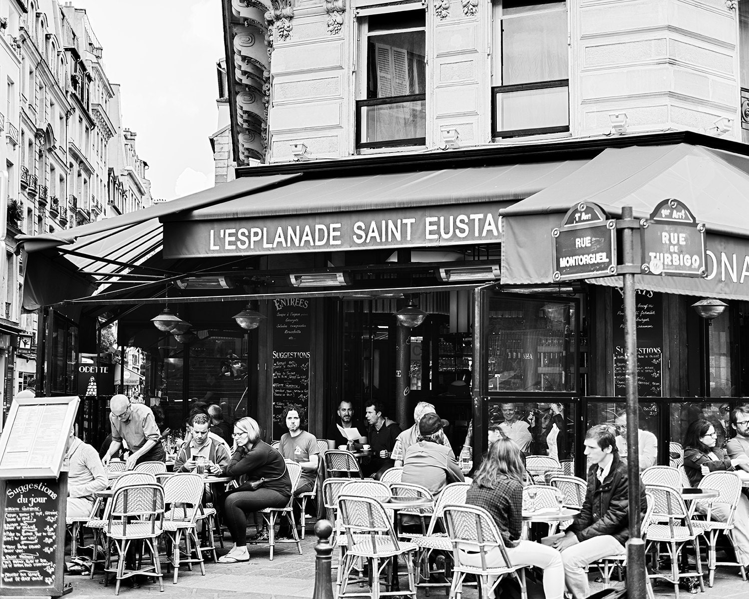 Paris Photography Black and White Paris Prints Paris Cafe