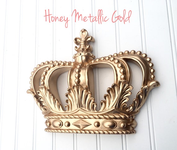 Gold Princess Crown  Queen  Crown  Decor  Nursery Decor 