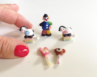 Miniature toys, handmade, 1:12 scale