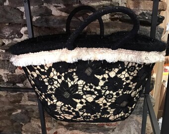 Bag has hands in Black Lace