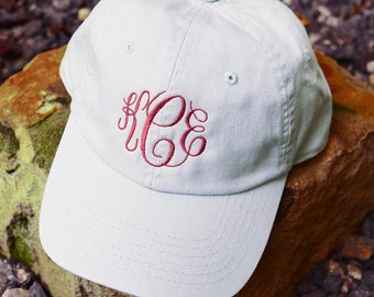 Monogram Baseball Hat, Monogrammed Baseball Cap, Monogrammed Cotton Cap, Womens Hat, Monogram Cap