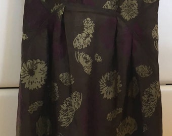 Magaschoni Collection Silk Brocade Dress