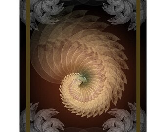 Fine Art Print - Mandala from nature -Momento Ad Vigere 1