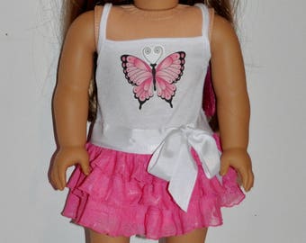 Custom made summer doll dress that fits AMERICAN GIRL DOLLS