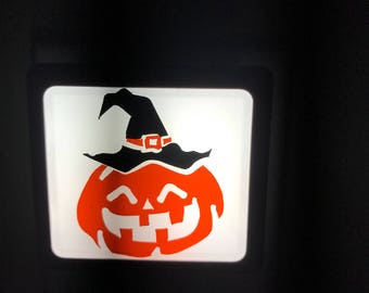 Jack o lantern night light