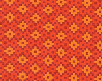 Flame Geometric from the Paintbox Collection by Elizabeth Hartman for Robert Kaufman, Rhoda Ruth, AZH-15456-101