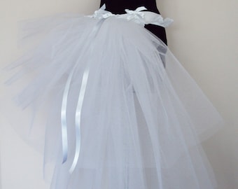 Burlesque White Bustle TuTu Belt US 4 10 UK 6 12 Bachelorette Party