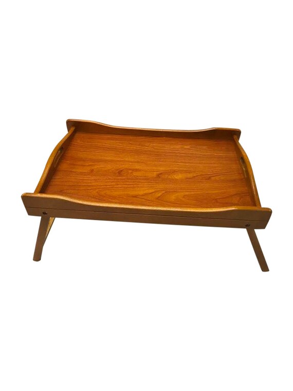 Wooden Bed Tray Breakfast Unique Design Lap Serving