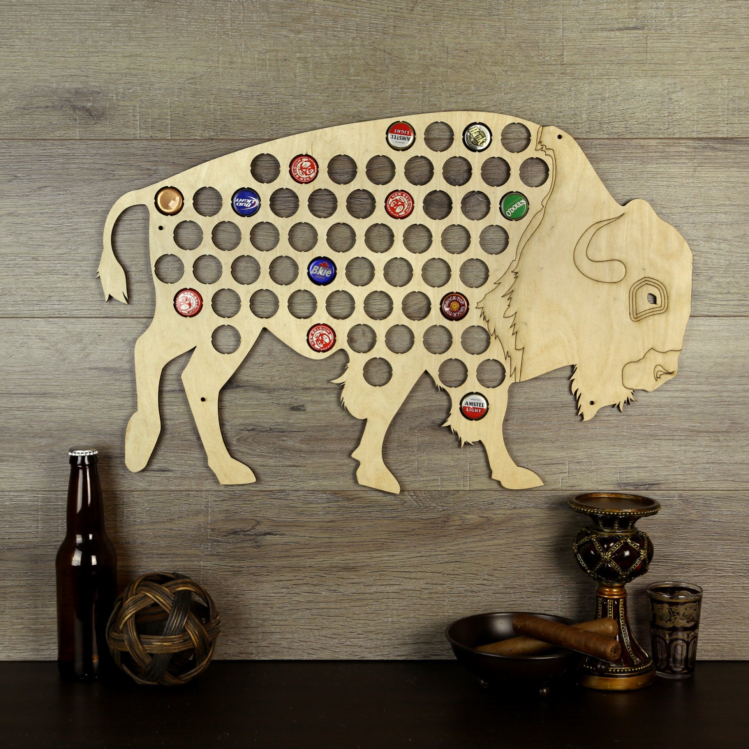 Beer Cap Holder Buffalo Beer Cap Holders Beer Lovers Beer