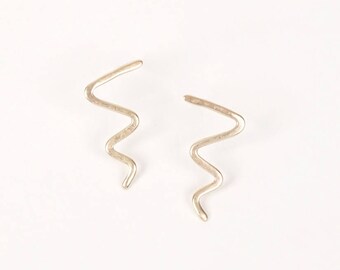 Millicent Earrings / Squiggle