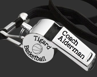 Coach Whistle | Coach Gift | Gift for Coach | Coach Appreciation | Appreciation Gift | Engraved Coach Whistle | Christmas Gifts