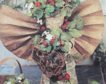 K Decorative 1996 Tole painting McCall's Creates" Flower Pot Potpourri " used leaflet 7 pages
