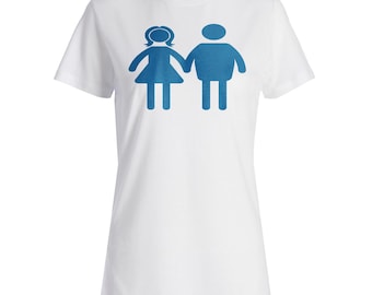 Mom And Dad Holding Hands Ladies T-shirt n390f