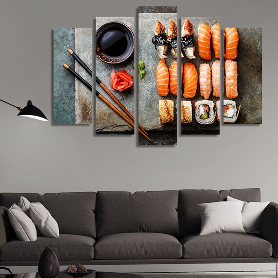Anese Food Sushi Plate Décor