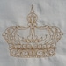 12 Goldwork / Redwork Crowns - machine embroidery designs. Designs are perfect for any special occasion. Metallic thread adds a regal look.