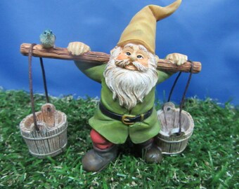 Miniature Garden Gnome - Fairy Garden - Fairy Garden Gnome - Highly Detailed