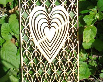 2069 by 8 mm heart cut out wood for your creation