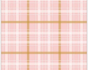 EXTRA 20 Simple Simon & Company When Skies are Grey Plaid Pink